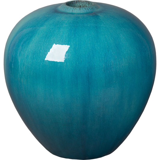 Sphere Vase by Emissary USA in turquoise. Made from unique in a modern style.