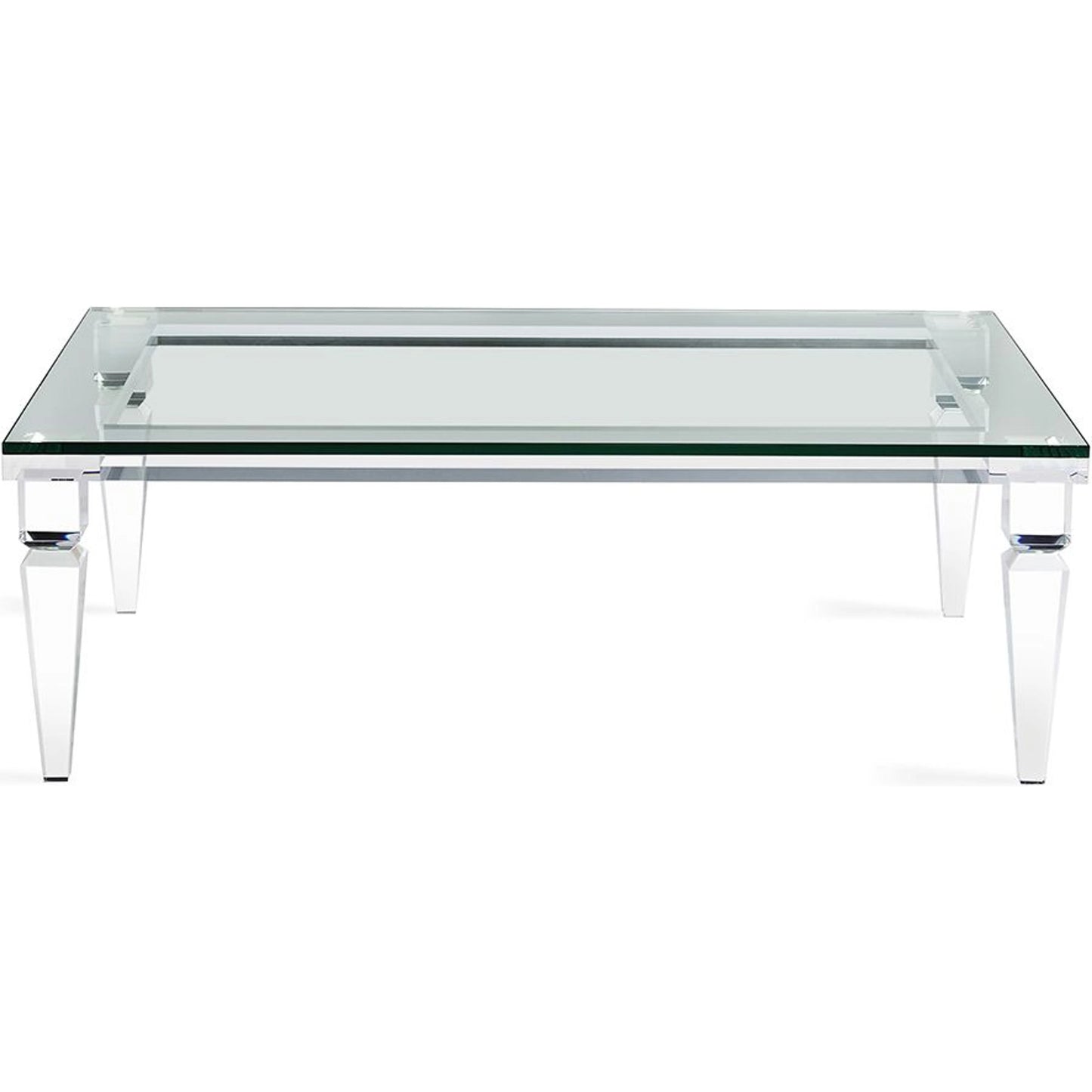 003 S-246366 | Additional Silo | Savannah Cocktail Table by Interlude Home in clear. Made from acrylic, glass in a modern style.