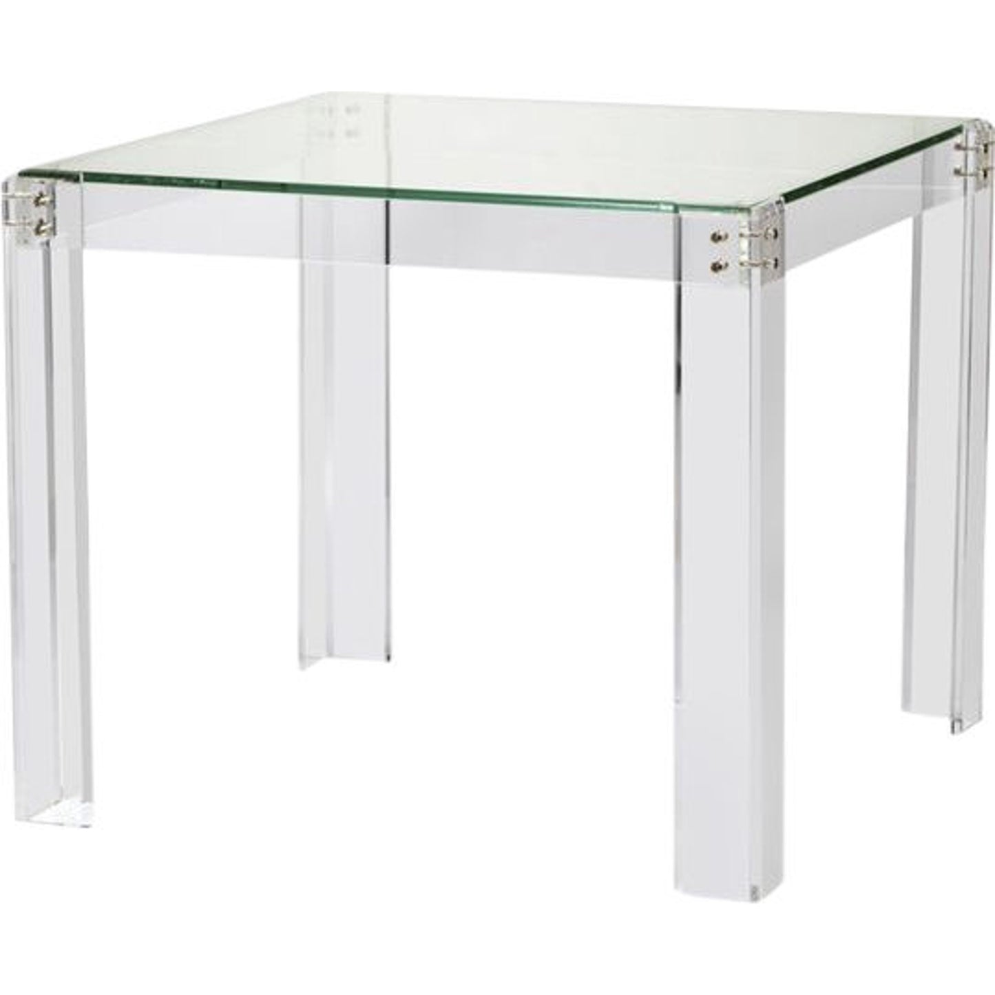 001 S-246112 | Primary Silo | Gwenyth Game Table by Interlude Home in clear. Made from acrylic, glass in a modern style.
