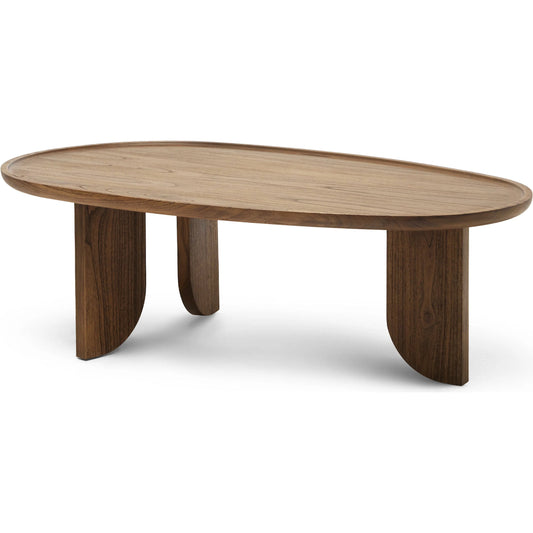 Ellison Cocktail Table by Interlude Home in brown and pecan. Made from mindi in a transitional style.