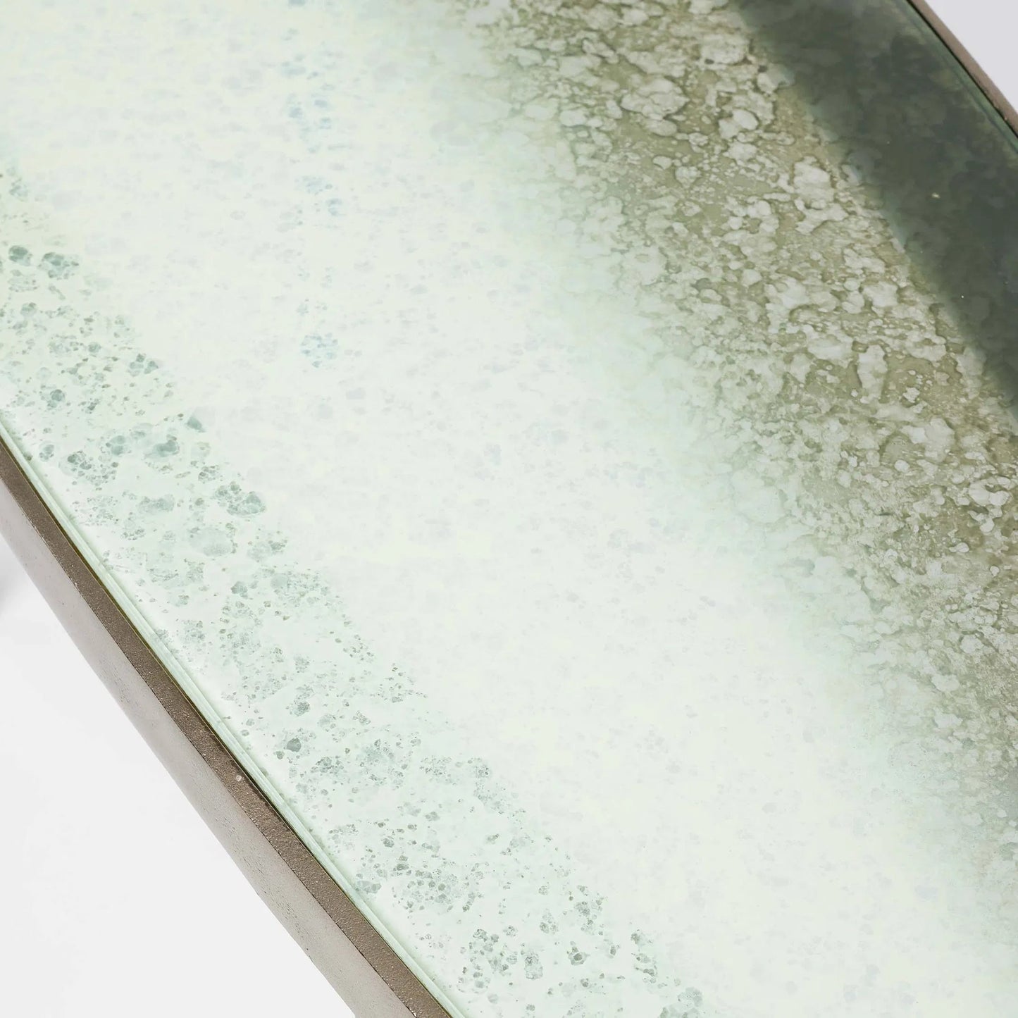 005 SI-2374562 | Closeup | Jan Console Table by Interlude Home. Made from aluminum, glass in a modern style.