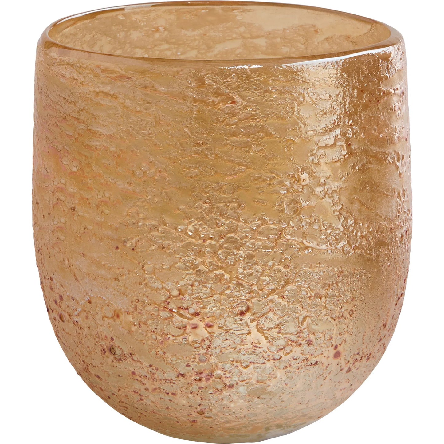 001 SI-2328616 | Primary Silo | Golden Taffy Vase by Cyan Design in light gold. Made from art glass in a unique style.