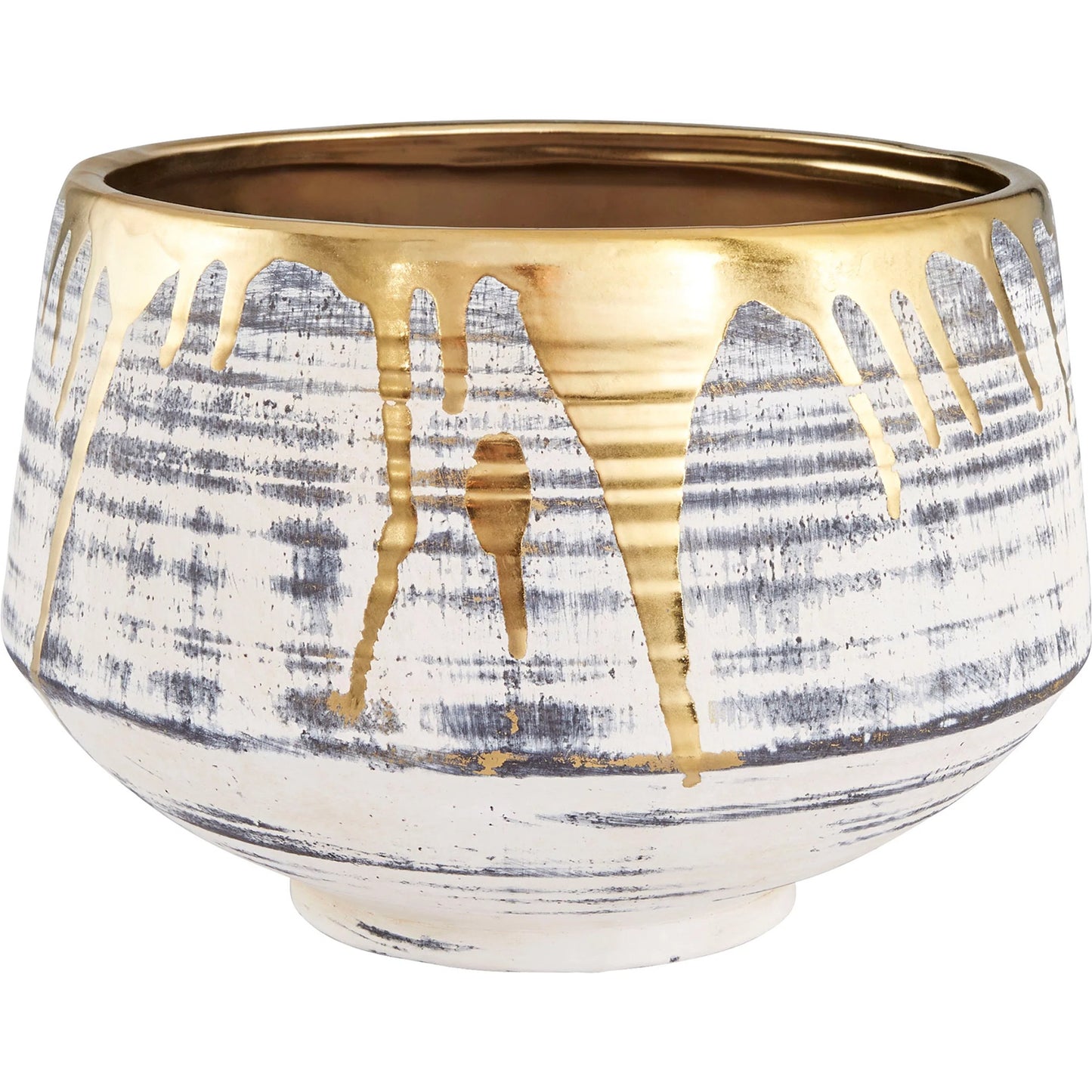 001 SI-2328525 | Primary Silo | Athenian Bowl by Cyan Design in beige, black. Made from ceramic in a unique style.