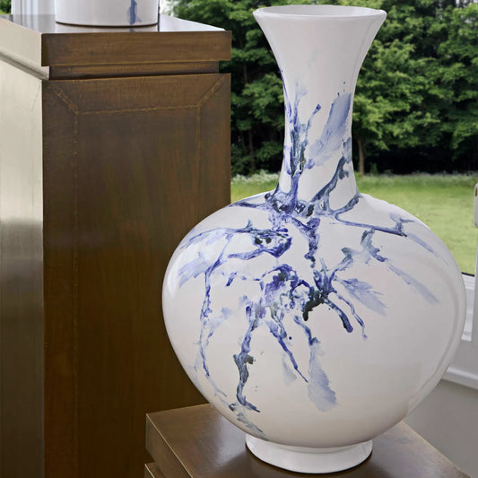 Anatolia Pedestal by Cyan Design in antique brass. Made from metal in a modern style.