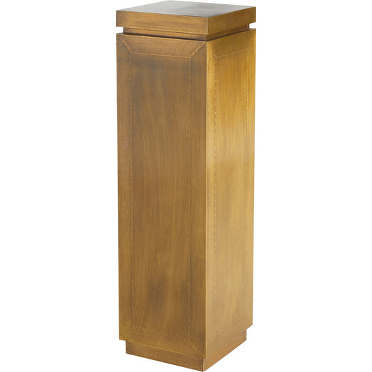 Anatolia Pedestal by Cyan Design in antique brass. Made from metal in a modern style.