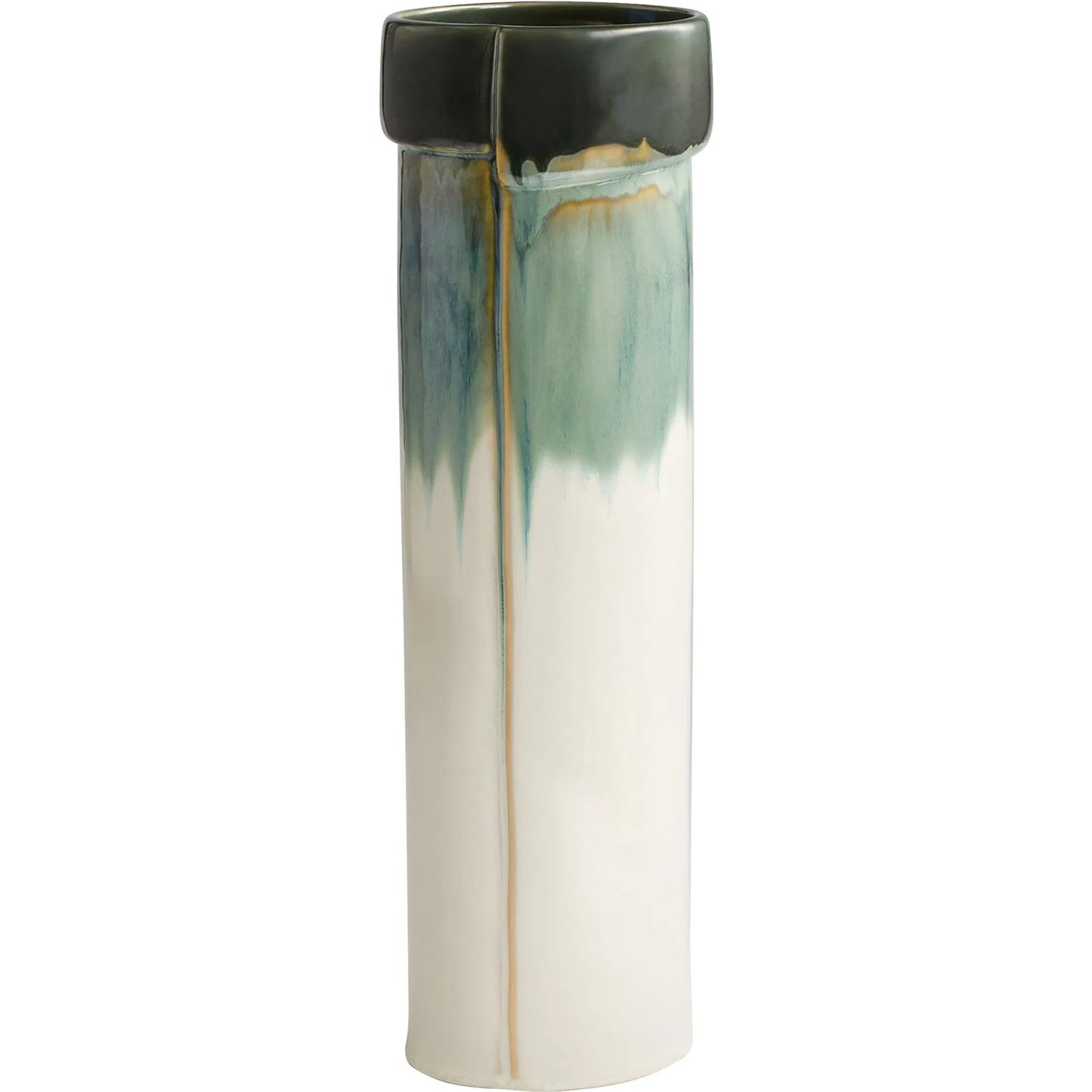 001 SI-2328603 | Primary Silo | Folded Vase by Cyan Design in cascade sage. Made from ceramic in a eclectic & global style.