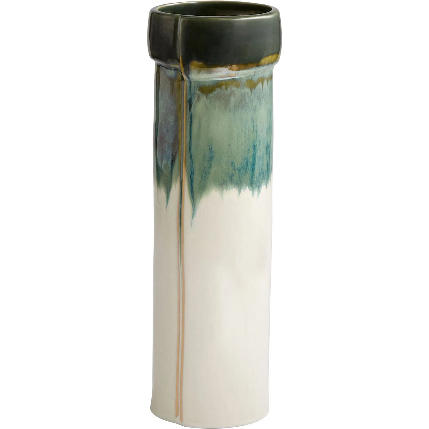 002 SI-2328604 | Primary Silo | Folded Vase by Cyan Design in cascade sage. Made from ceramic in a eclectic & global style.