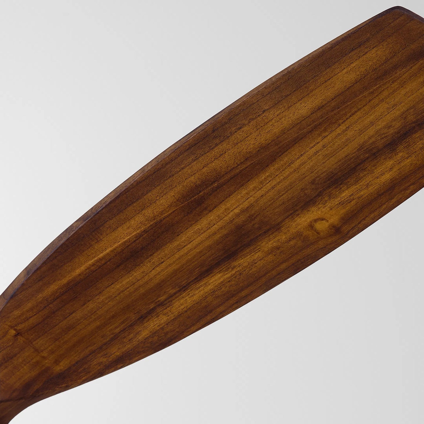 004 SI-2328680 | Closeup | Mistral Ceiling Fan by Cyan Design in walnut. Made from steel, walnut blades in a transitional style.