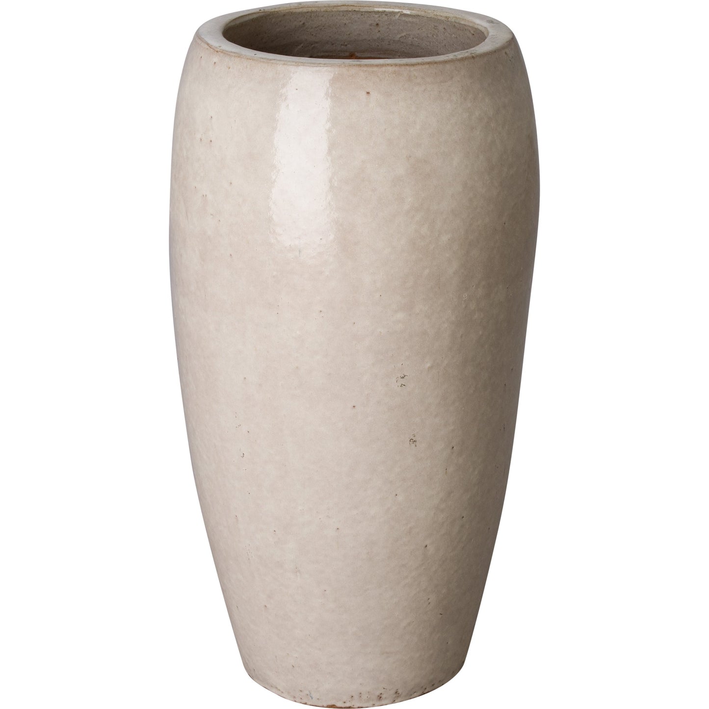 001 SR-819943 | Additional Silo | Tall Jar, Distressed White by Emissary USA in distressed white. Made from ceramic in a eclectic & global style.