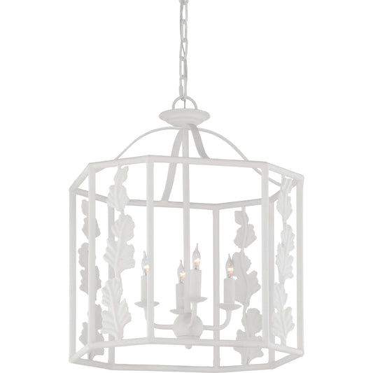 Banyan Lantern by Wildwood in white plaster. Made from unique in a modern style.