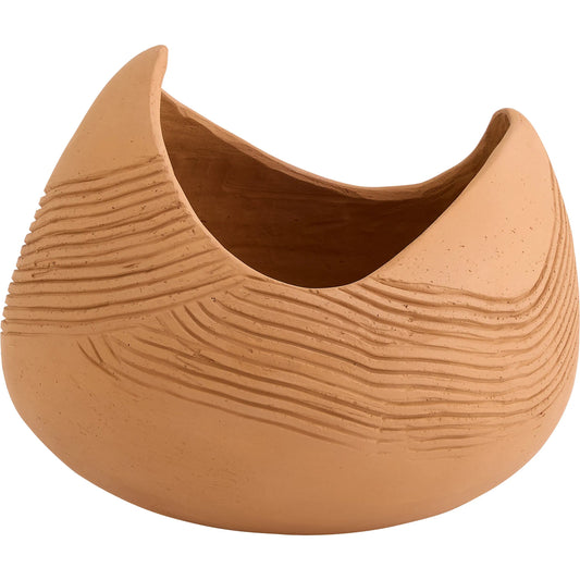 Miro Vase by Cyan Design in terra cotta. Made from terra cotta in a rustic style.