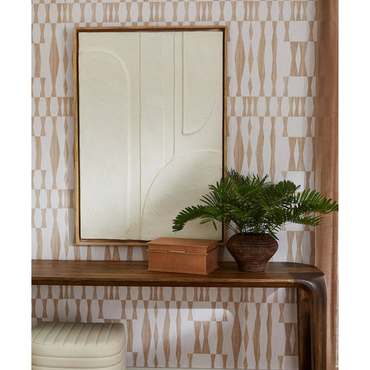 Nolan Decorative Panel by Cyan Design in off white. Made from ecomix, acacia wood in a transitional style.