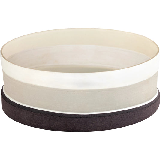 001 SI-2444983 | Primary Silo | Mesa Bowl by Cyan Design in cream, black. Made from cased glass in a modern style.