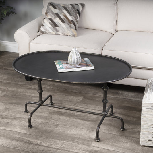 Kira Metal Cocktail Table by Butler Specialty Company in silver and metalworks. Made from steel, aluminum in a modern style.