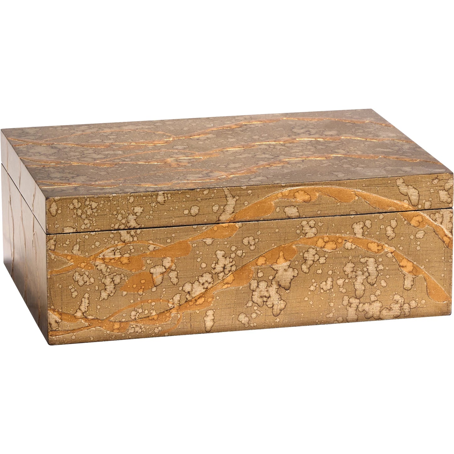 001 SI-2444945 | Primary Silo | Florence Box by Cyan Design in bronze lacquer, brass. Made from mdf in a unique style.