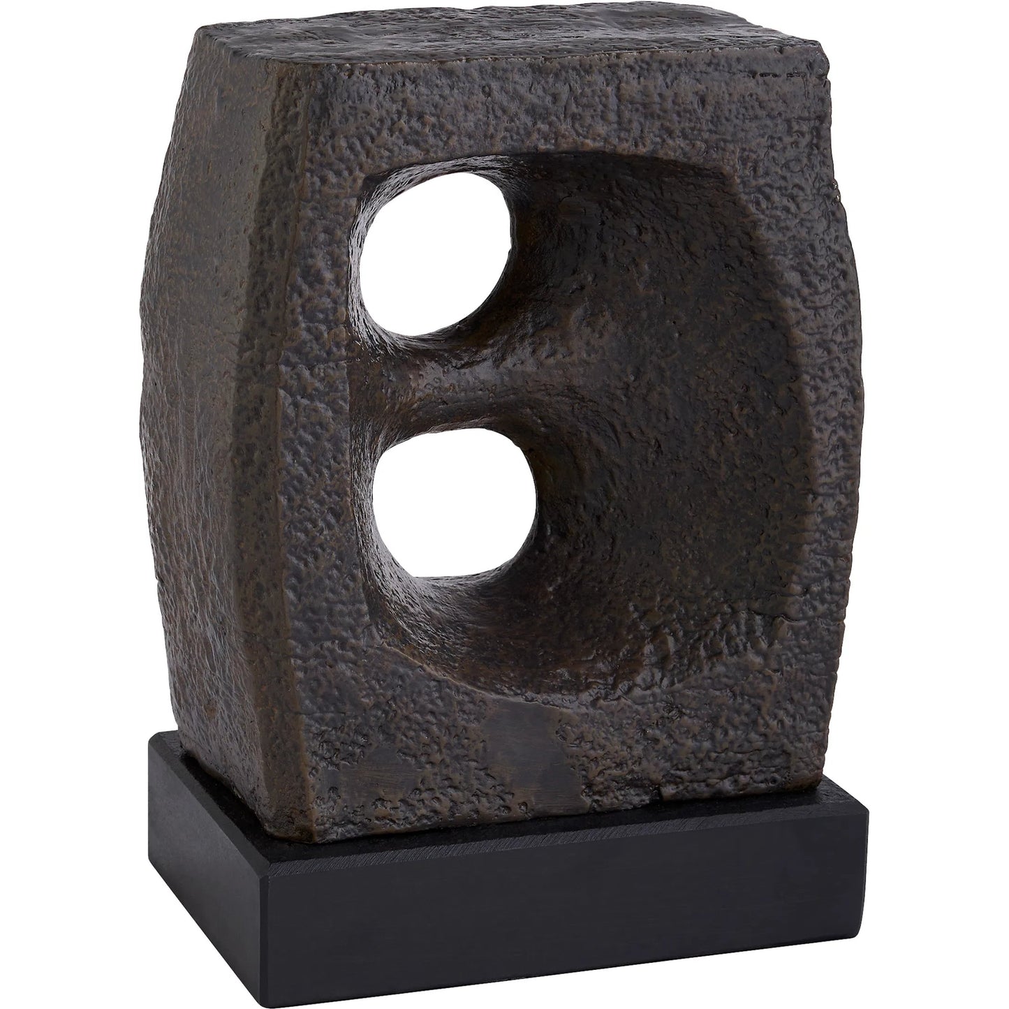 001 SI-2444903 | Primary Silo | Brut Sculpture by Cyan Design in antique bronze, black. Made from cast iron, torched marble in a modern style.