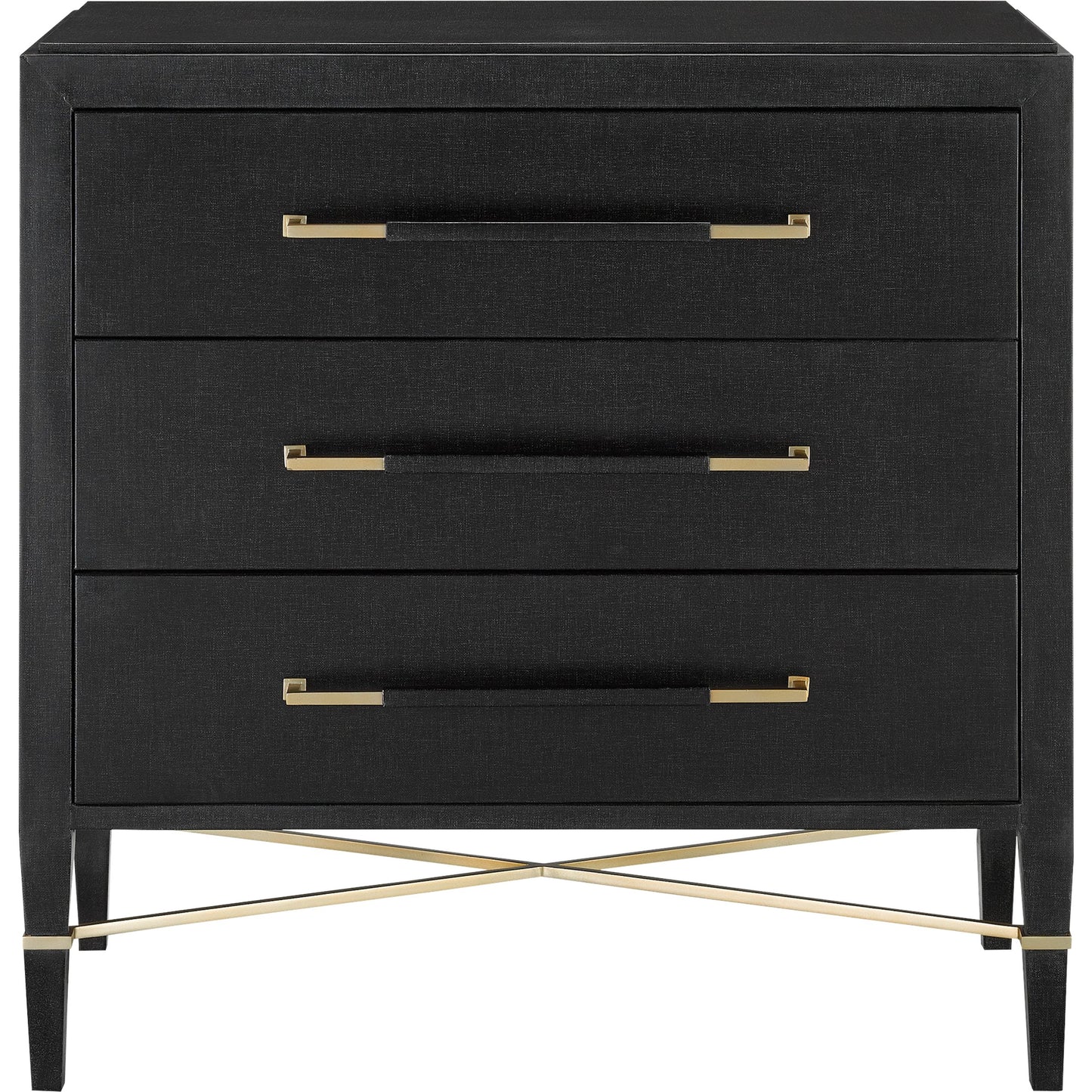 008 S-258263 | Additional Silo | Verona Chest by Currey and Company in black, champagne. Made from solid wood, engineered hardwood in a modern style.