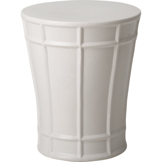 Varro Stool/Table by Emissary USA in white. Made from unique in a eclectic & global style.