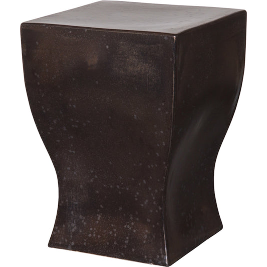 Square Garden Stool by Emissary USA. Made from unique in a transitional style.