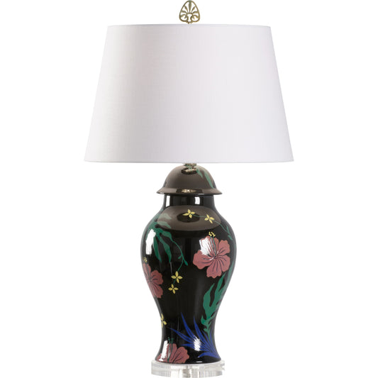 Garden Party Lamp by Wildwood in hand painted, clear. Made from unique in a modern style.