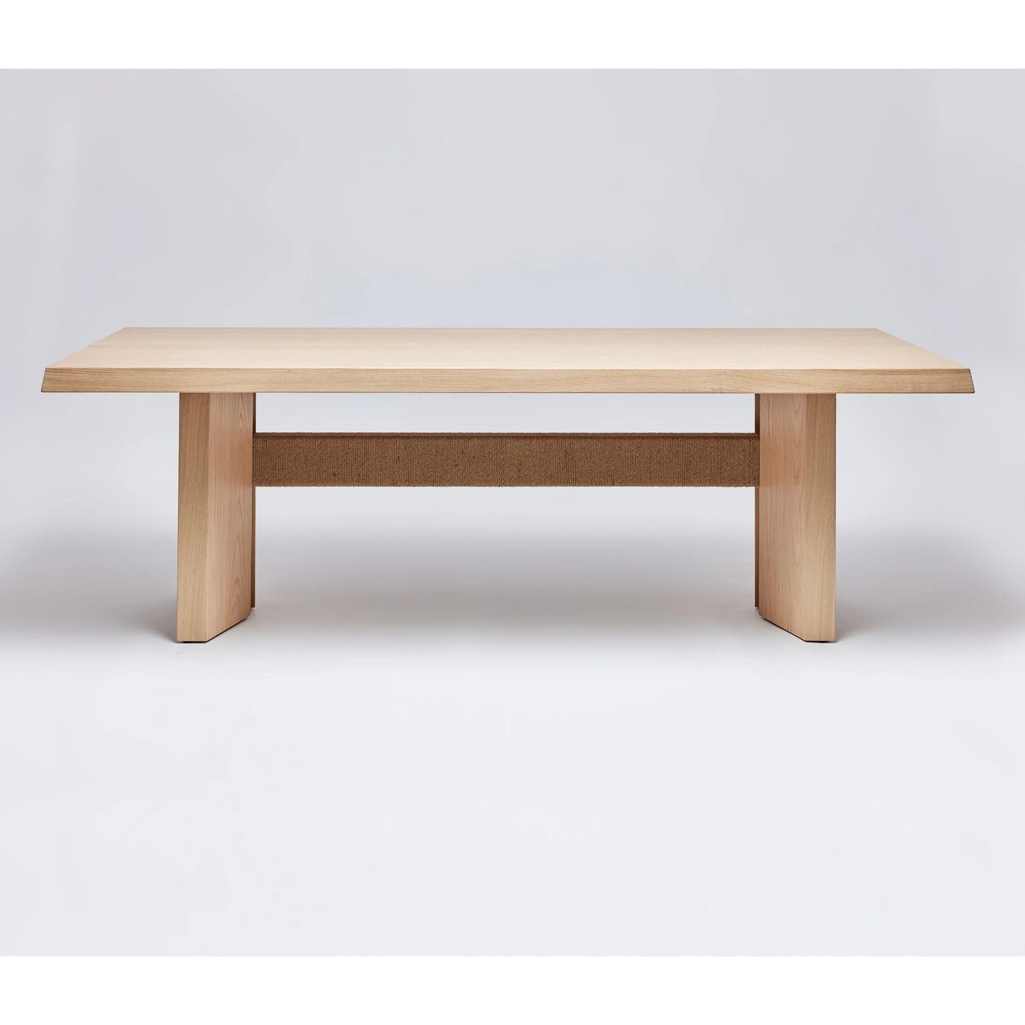 002 SI-2130783 | Primary Silo | Lummus Dining Table by Interlude Home in saddle, natural jute. Made from oak, jute in a modern style.