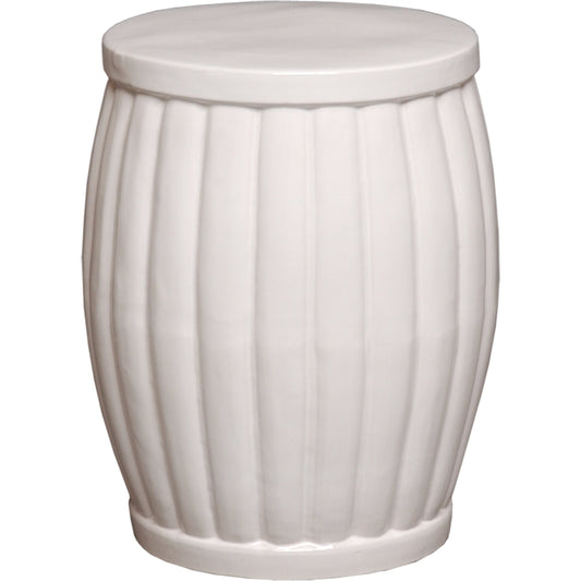 Fluted Garden Stool by Emissary USA. Made from unique in a modern style.