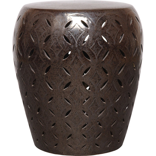 Large Lattice Garden Stool by Emissary USA. Made from unique in a modern style.