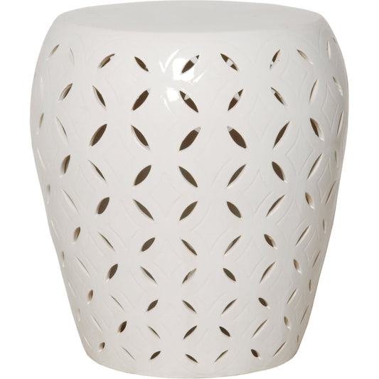 Large Lattice Garden Stool by Emissary USA. Made from unique in a modern style.