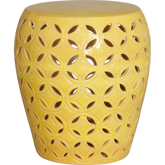 Large Lattice Garden Stool by Emissary USA. Made from unique in a modern style.