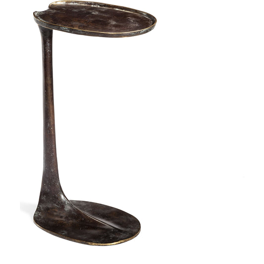 Duval Hugging Table by Interlude Home in verdigris. Made from bronze in a eclectic & global style.