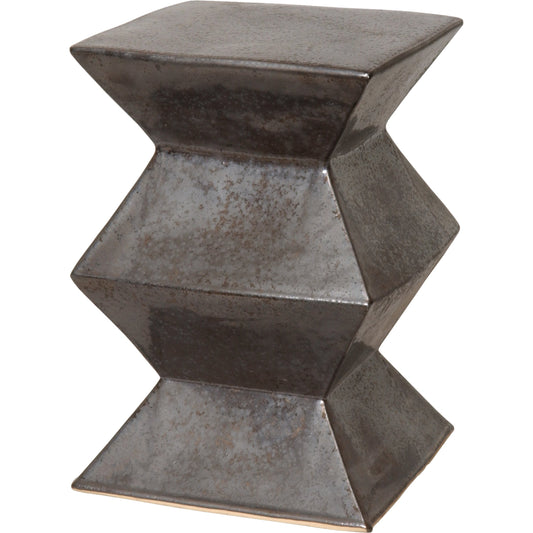 Zigzag Garden Stool by Emissary USA. Made from unique in a modern style.