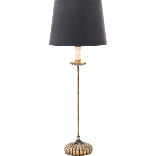 001 S-286809 | Primary Silo | Clove Stem Buffet Table Lamp by Regina Andrew in gold and antique gold leaf. Made from cast iron in a traditional style.