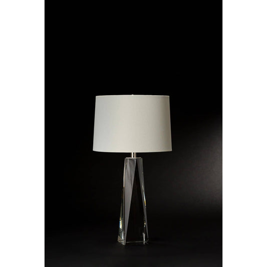Angelica Crystal Table Lamp by Regina Andrew in clear and clear. Made from crystal in a modern style.