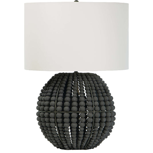 Tropez Table Lamp by Regina Andrew in gray and gray. Made from birch wood in a coastal style.