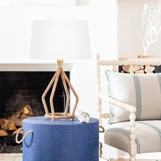 Bimini Table Lamp by Regina Andrew in brown. Made from steel in a coastal style.