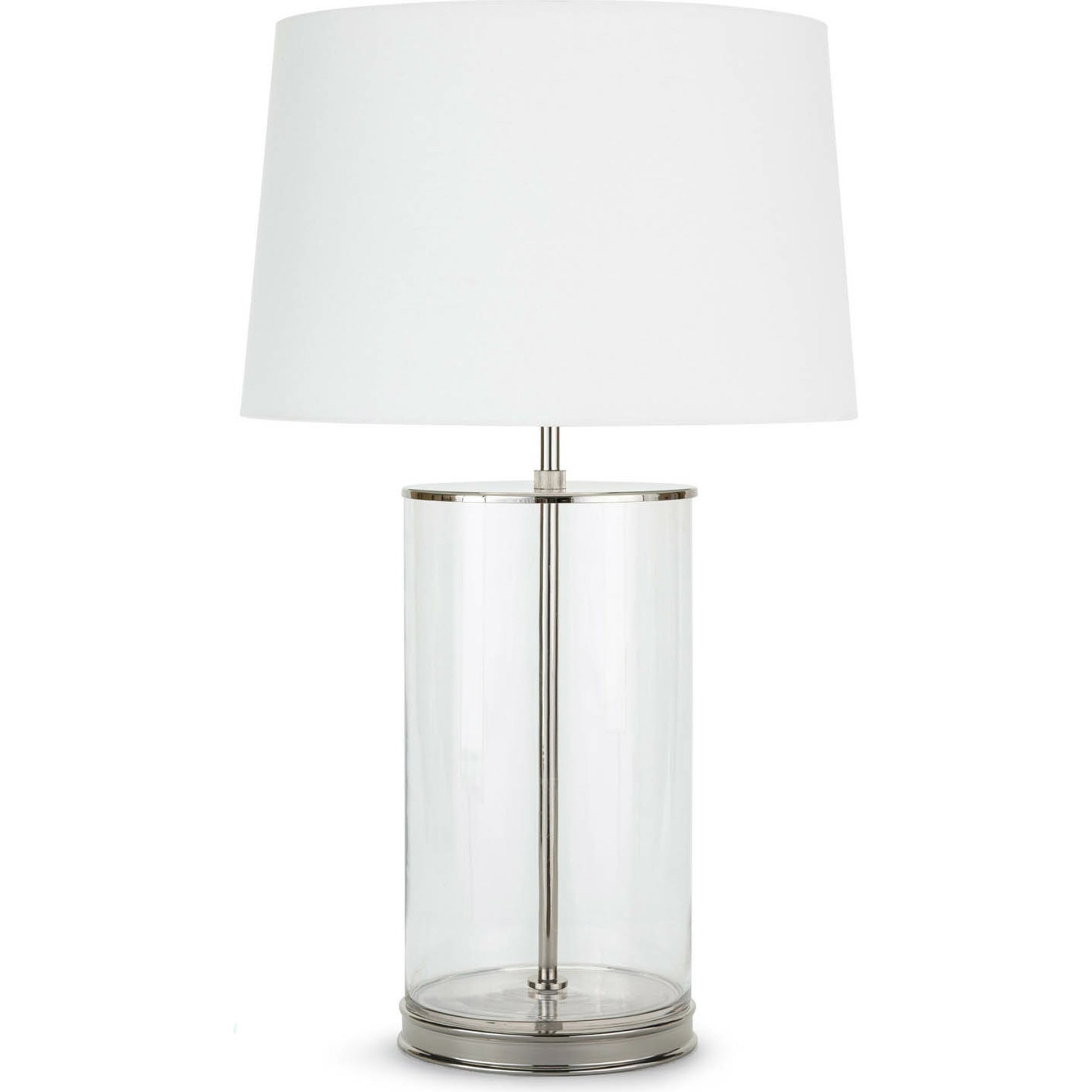 Magelian Glass Table Lamp by Regina Andrew in clear. Made from glass in a coastal style.