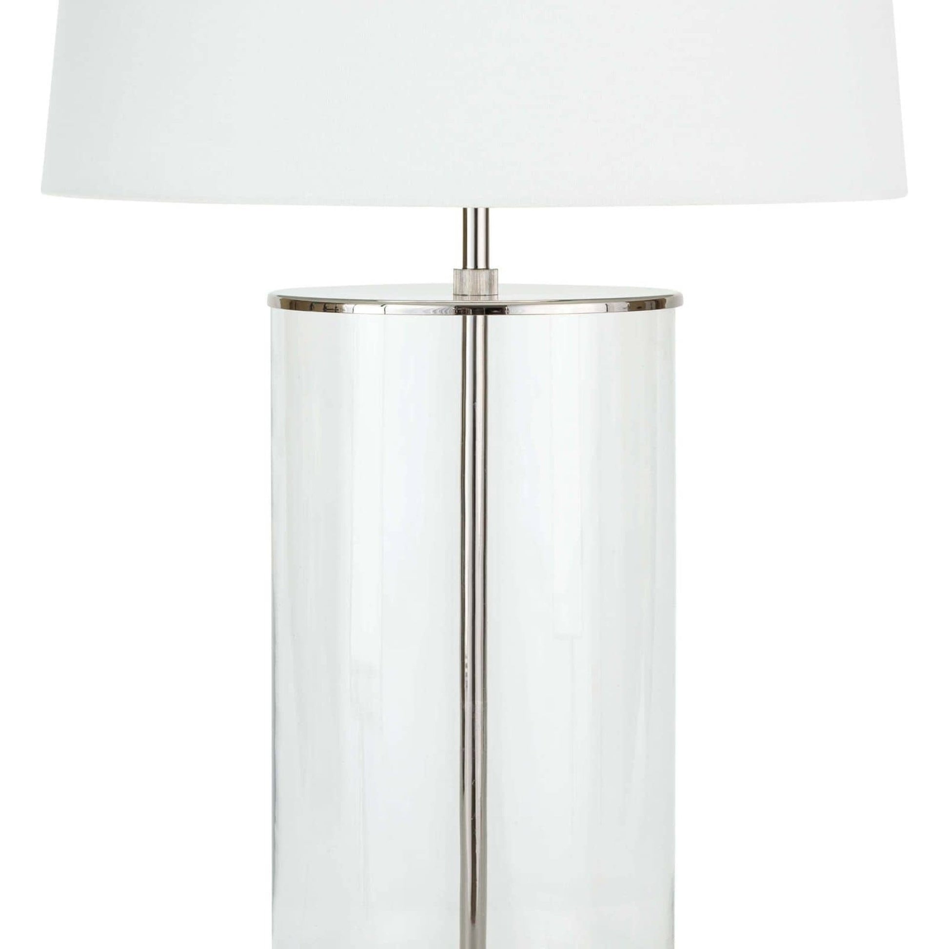 Magelian Glass Table Lamp by Regina Andrew in clear. Made from glass in a coastal style.