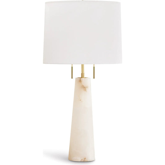 Austen Alabaster Table Lamp by Regina Andrew in natural stone. Made from alabaster in a modern style.
