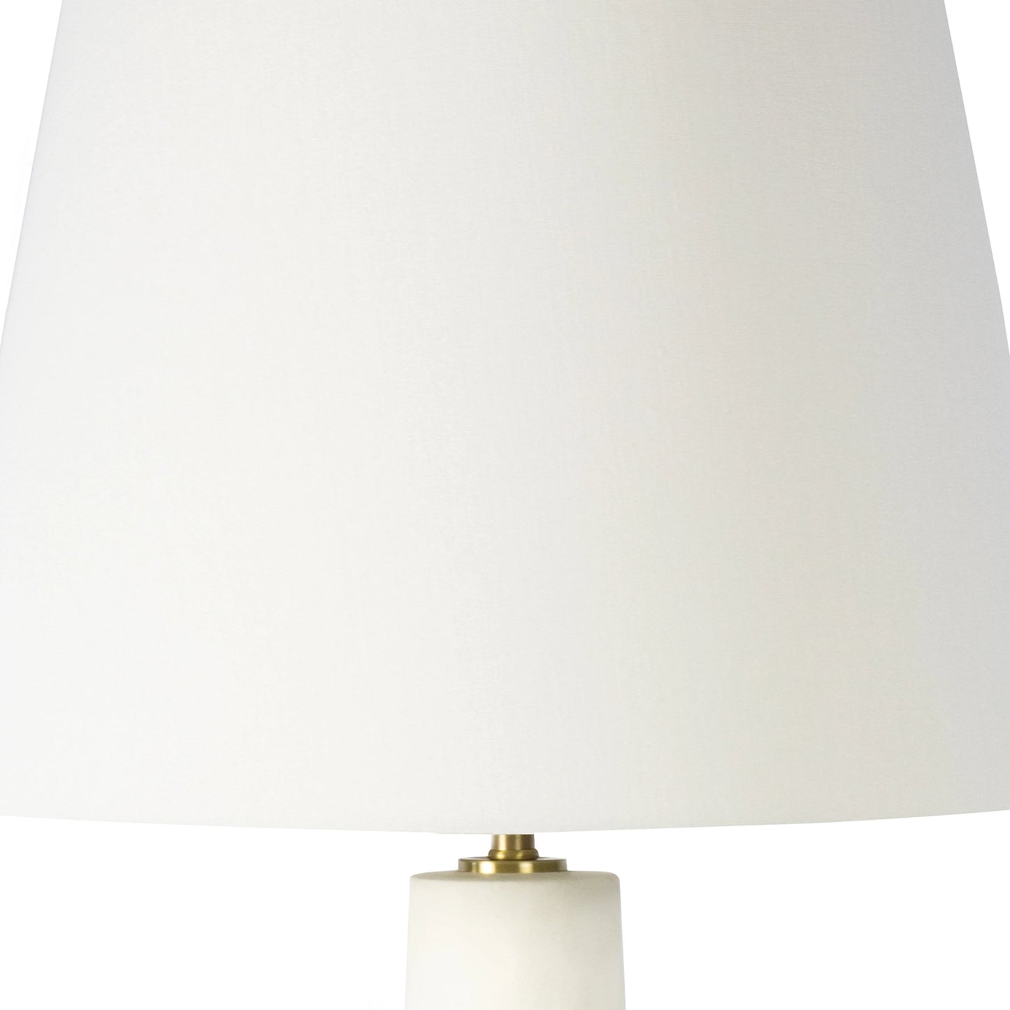 004 SI-1949064 | Closeup | Kayla Table Lamp by Regina Andrew in white. Made from ceramic in a modern style.