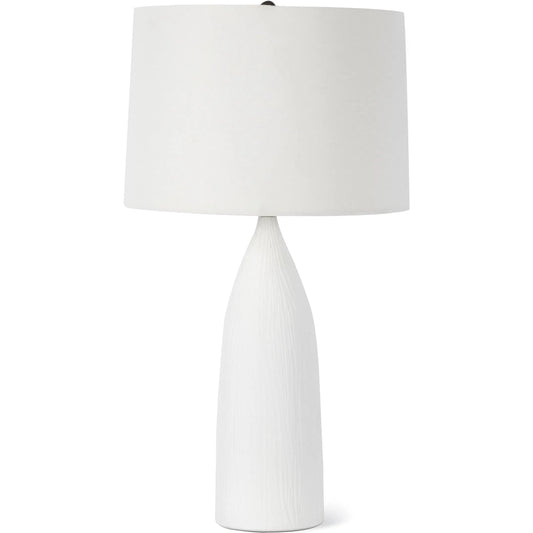 Hayden Ceramic Table Lamp by Regina Andrew in white. Made from ceramic in a modern style.