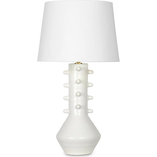 Norway Ceramic Table Lamp by Regina Andrew in white. Made from ceramic in a modern style.