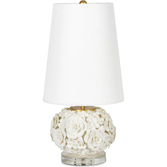 Alice Mini Lamp by Regina Andrew in white. Made from ceramic in a modern style.