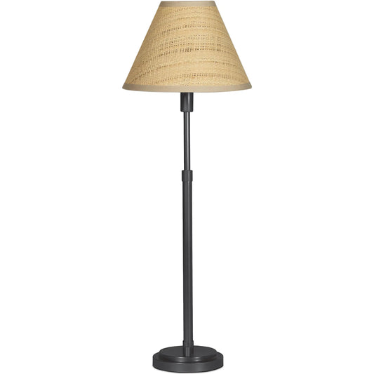 001 SI-2262633 | Primary Silo | Polly Buffet Lamp, Rattan by Regina Andrew. Made from steel in a rustic style.