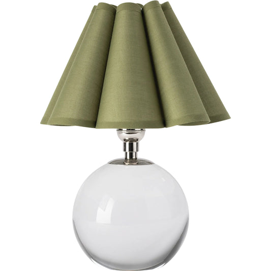 001 SI-2262639 | Primary Silo | Giorgio Crystal Mini Lamp, Green by Regina Andrew in nickel. Made from crystal in a unique style.