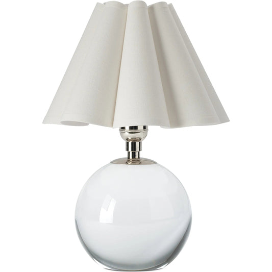 Giorgio Crystal Mini Lamp, White by Regina Andrew. Made from crystal in a modern style.