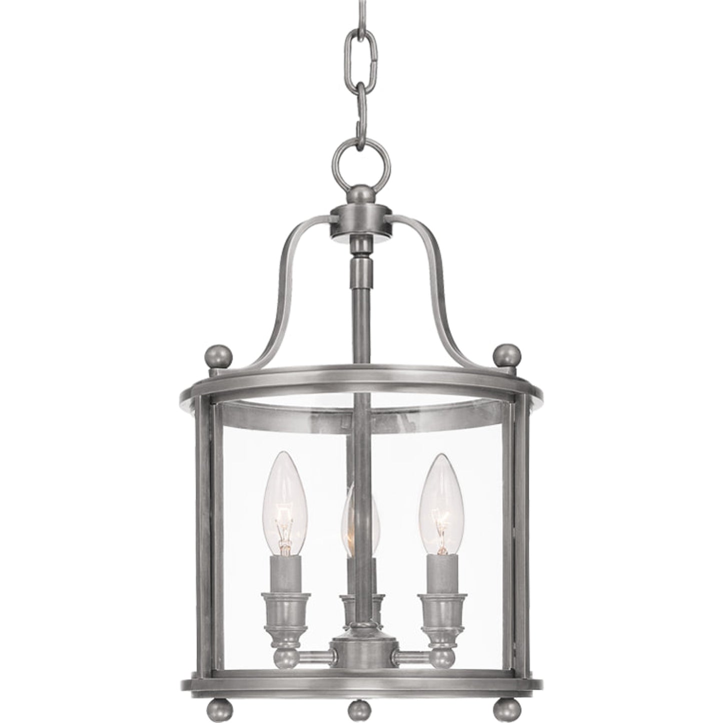 001 S-308263 | Primary Silo | Mansfield Pendant by Hudson Valley in antique nickel. Made from brass in a traditional style.