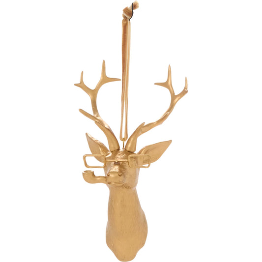 001 SI-2539569 | Primary Silo | E+E Frankie Ornament 4 (Set of 4) by Accent Decor in gold. Made from resin in a unique style.