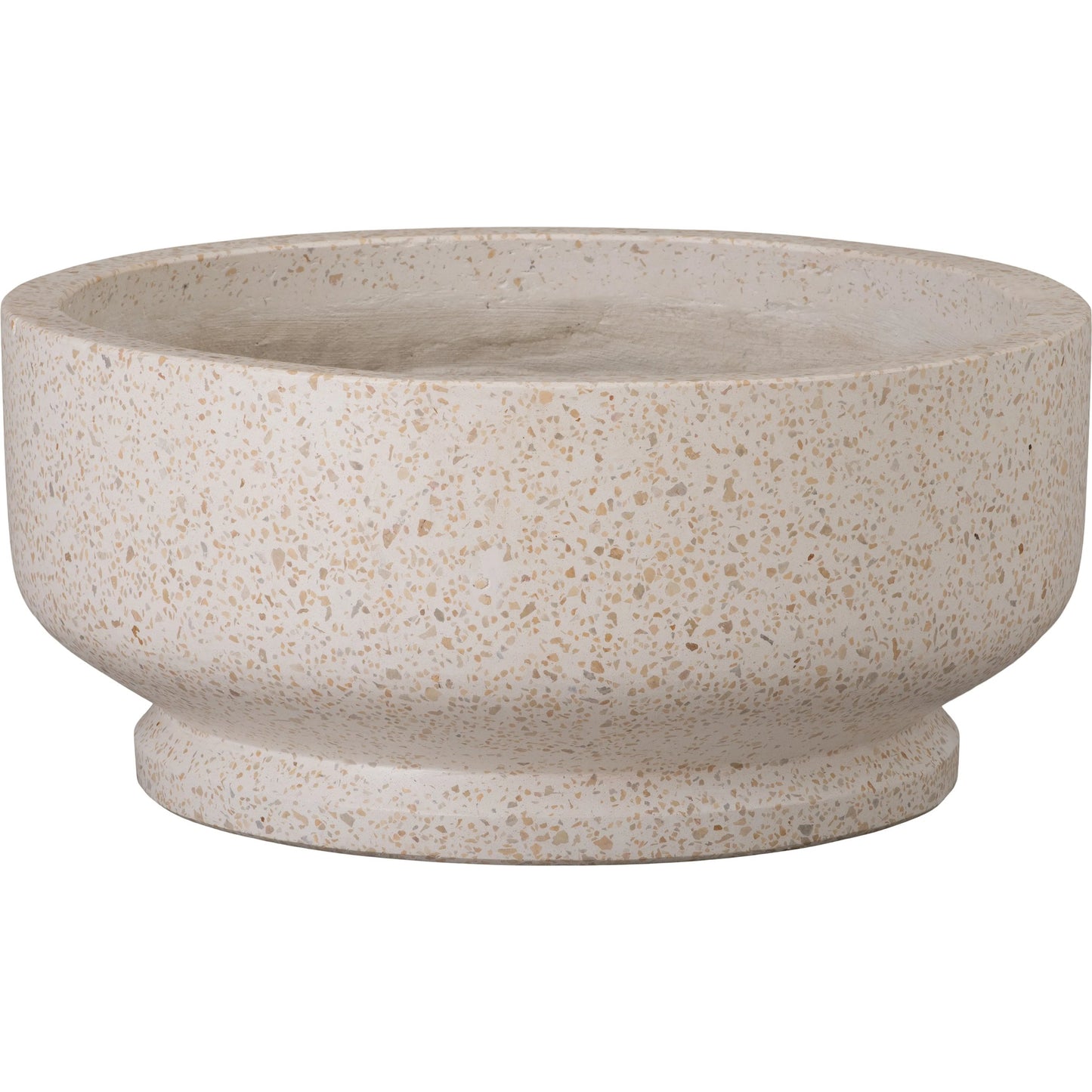 000 SI-2630354 | Primary Silo | Bowl Indoor/Outdoor Planter by Emissary in terrazzo yellow and matte. Made from terrazzo in a unique style.