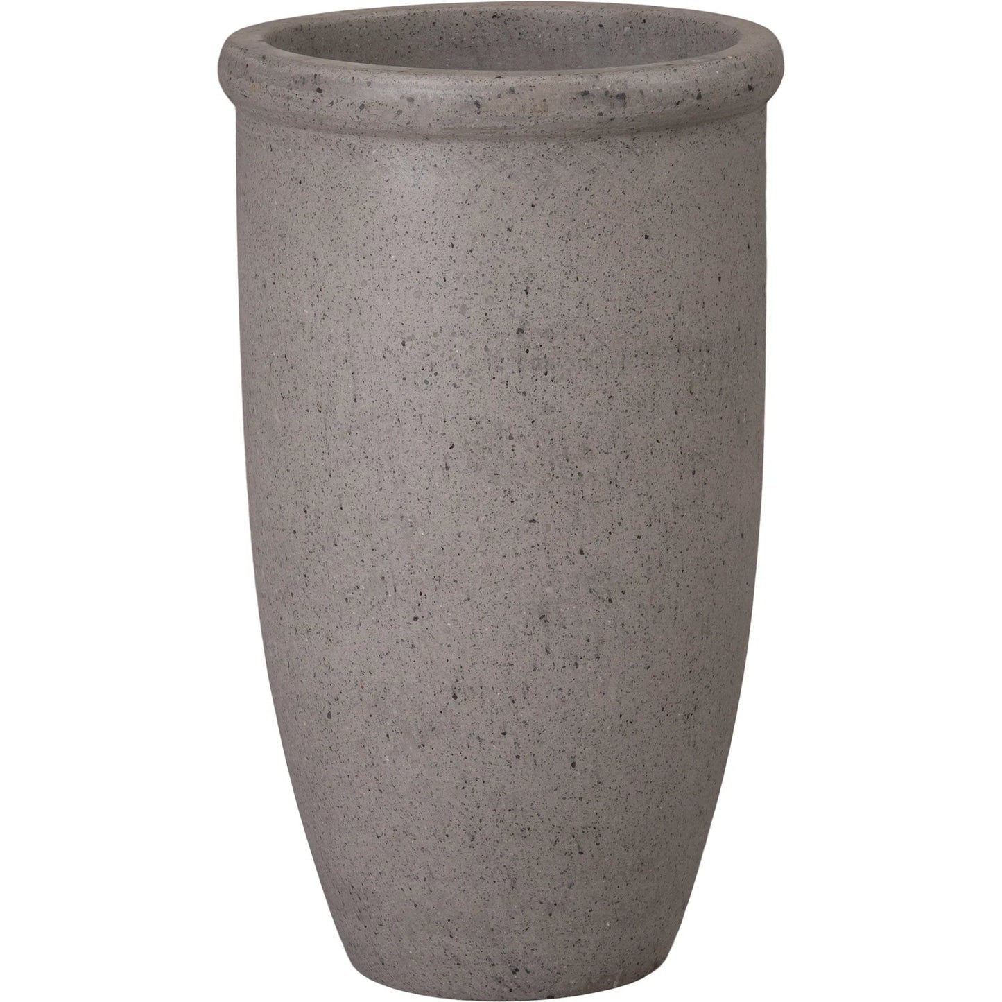 000 SI-2630444 | Primary Silo | Round Indoor/Outdoor Lip Planter by Emissary in matte. Made from terrazzo in a unique style.