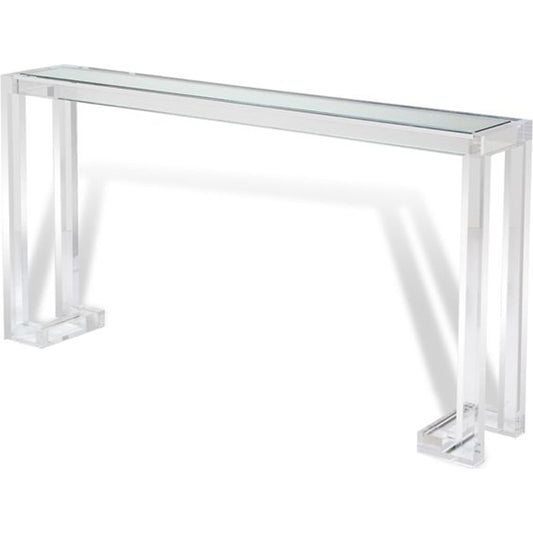 001 S-245925 | Primary Silo | Ava Sofa Table by Interlude Home. Made from acrylic, glass in a modern style.
